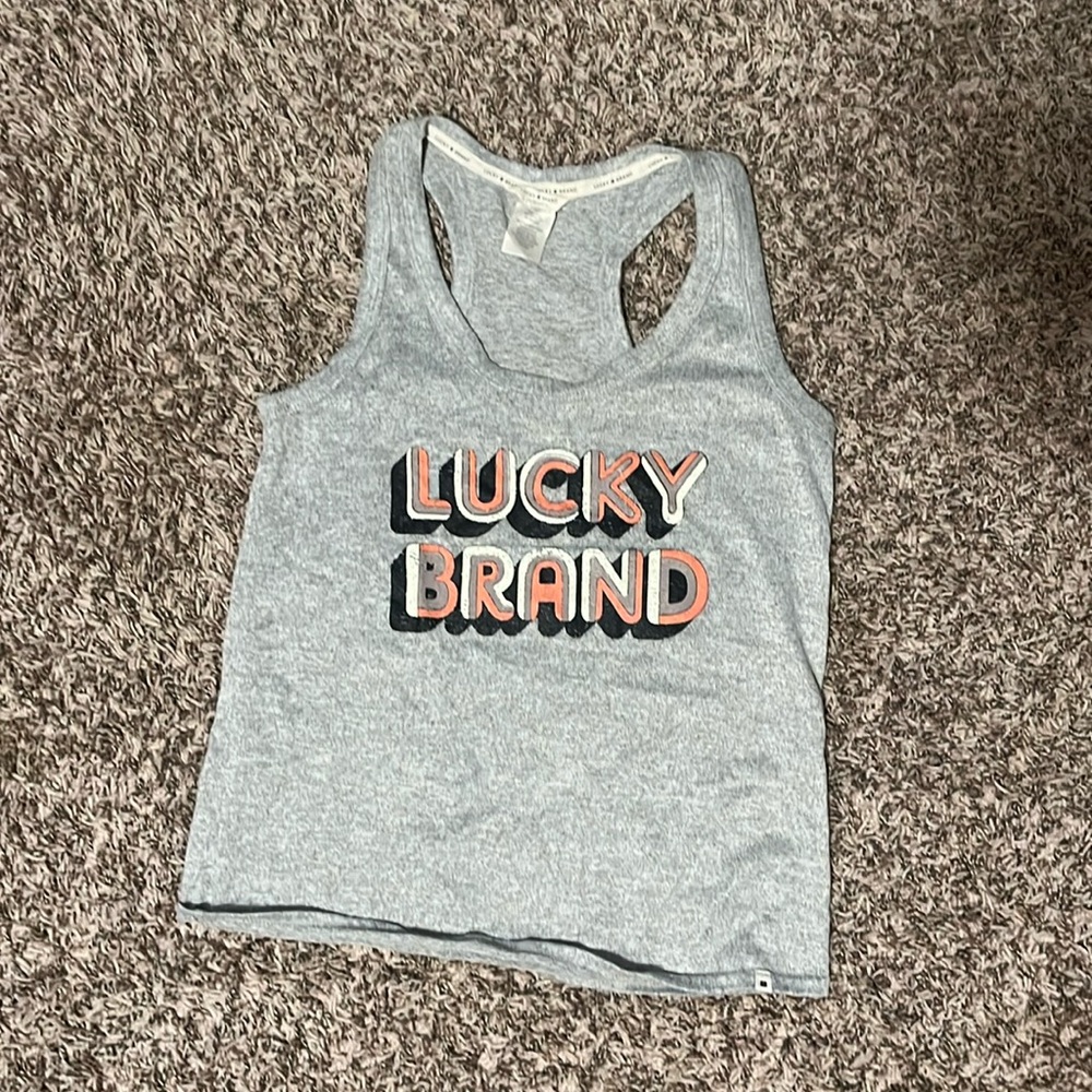 Lucky Brand Grey Tank Top Women’s Large
